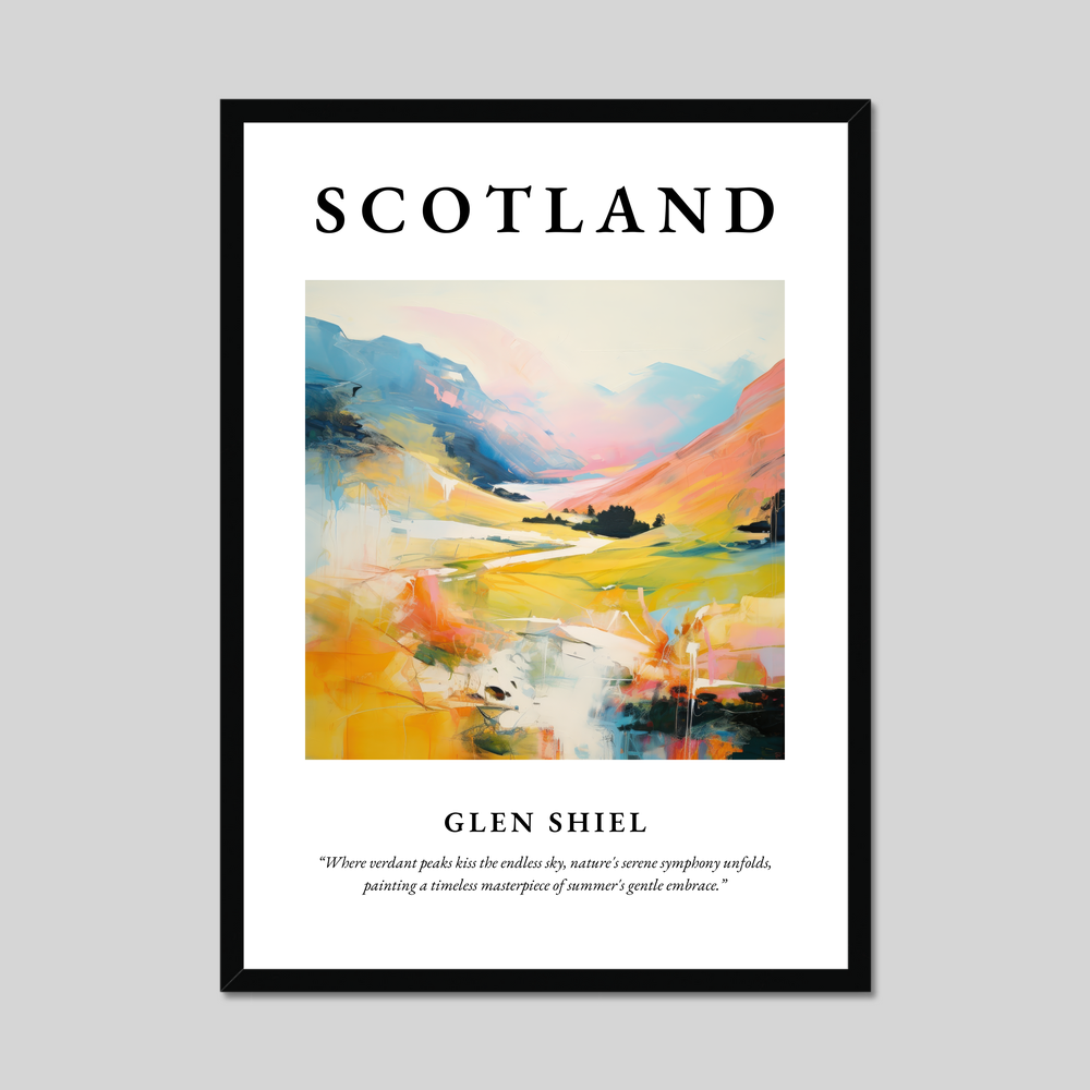 Poster of Glen Shiel, Scotland.