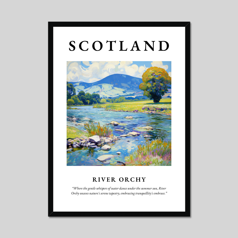 Poster of River Orchy, Scotland.