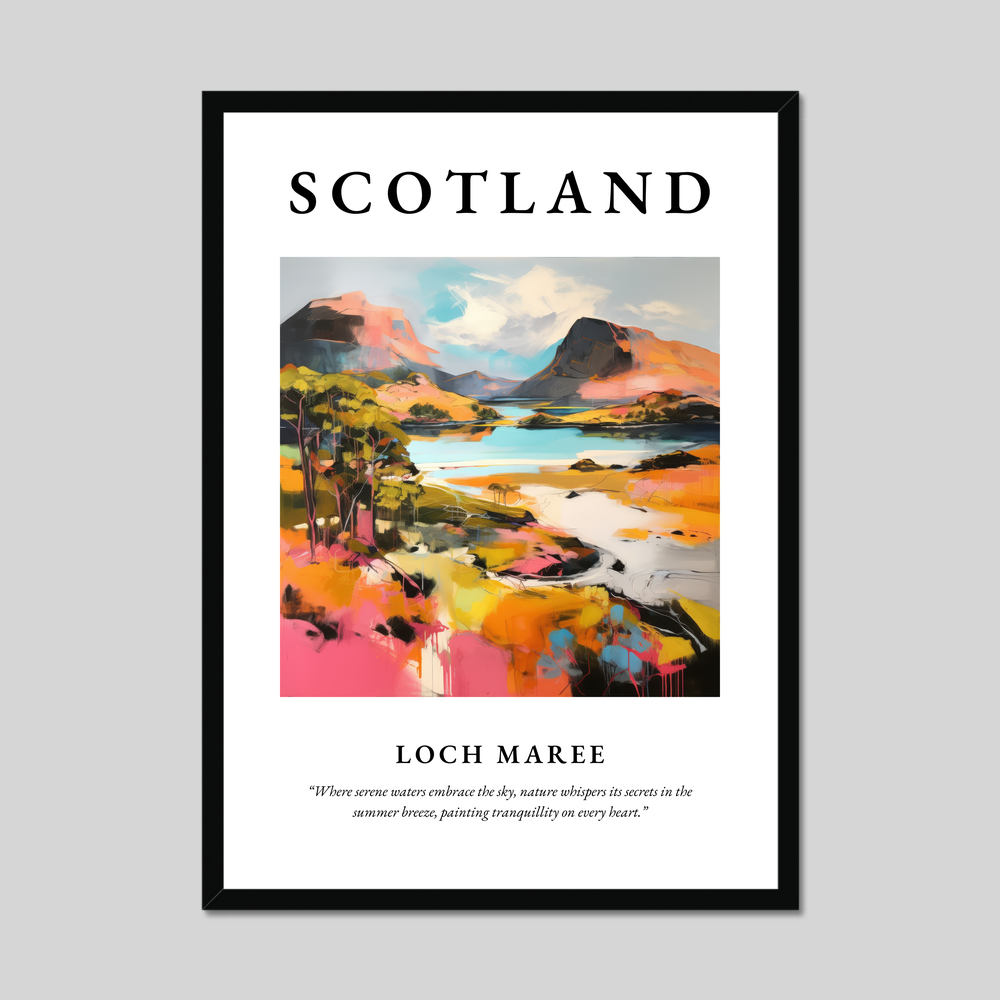 Poster of Loch Maree, Scotland.