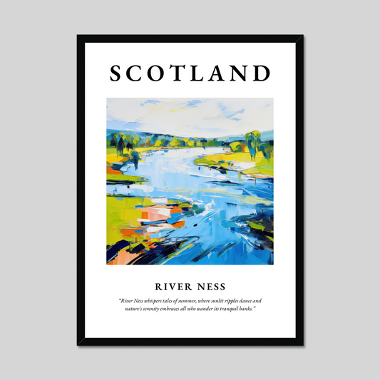 Poster of River Ness, Scotland.