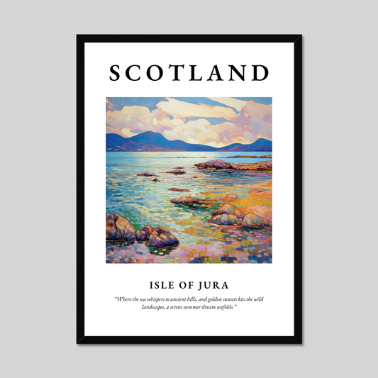 Poster of Isle of Jura, Scotland.