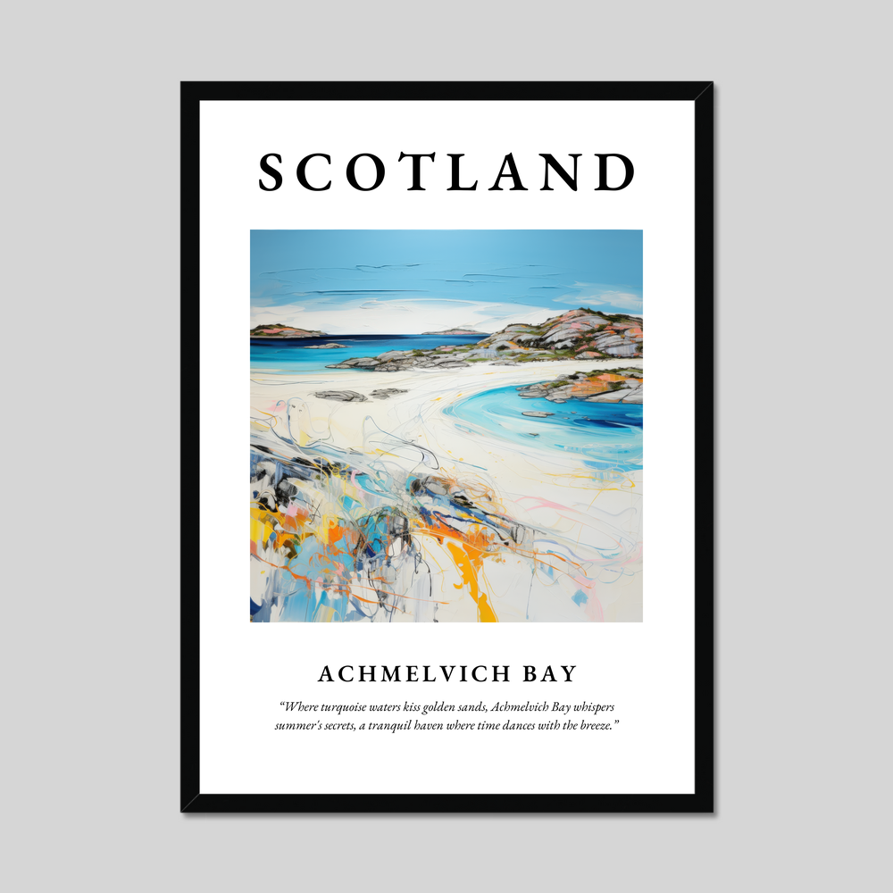 Poster of Achmelvich Bay, Scotland.