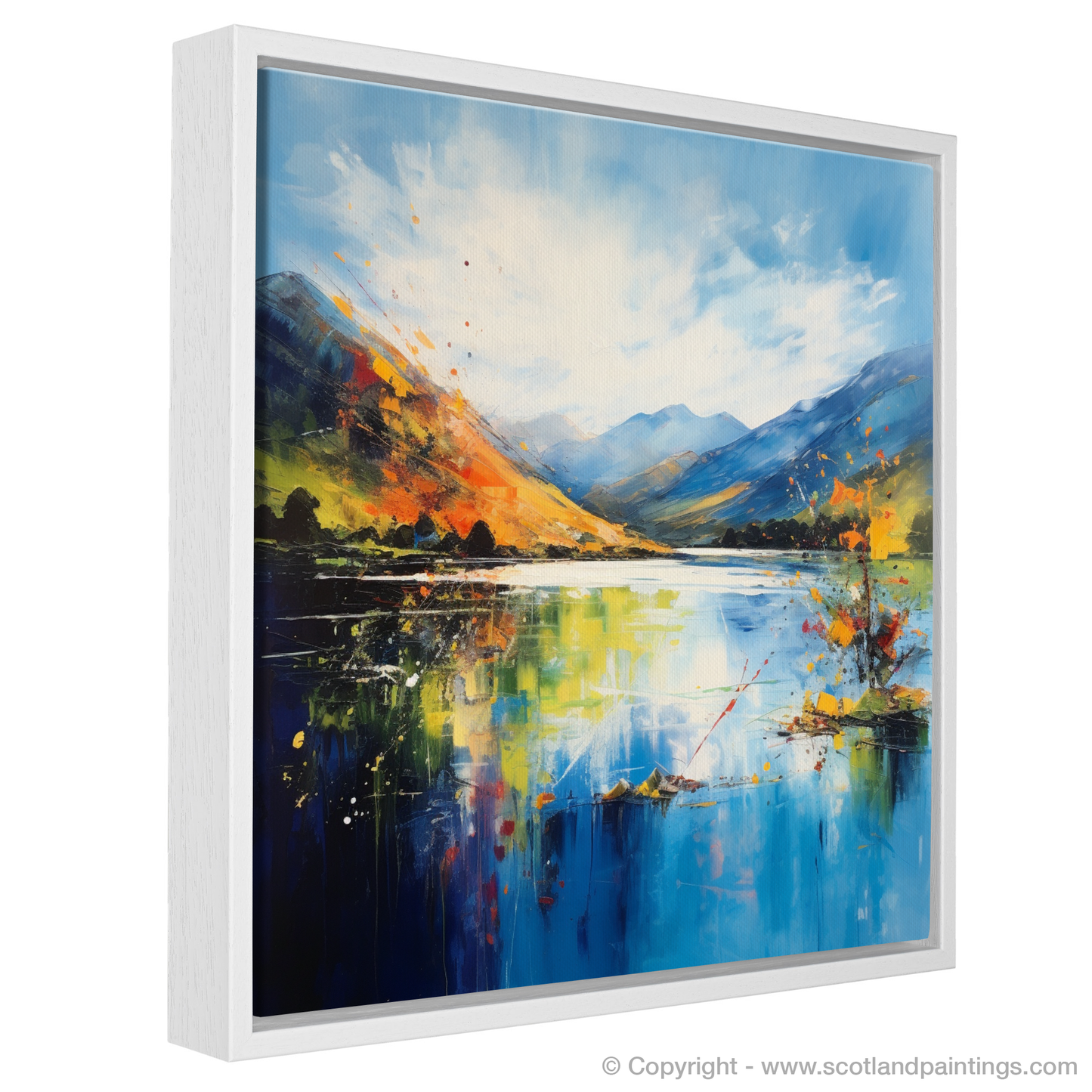 Summer Serenade: Abstract Loch Earn