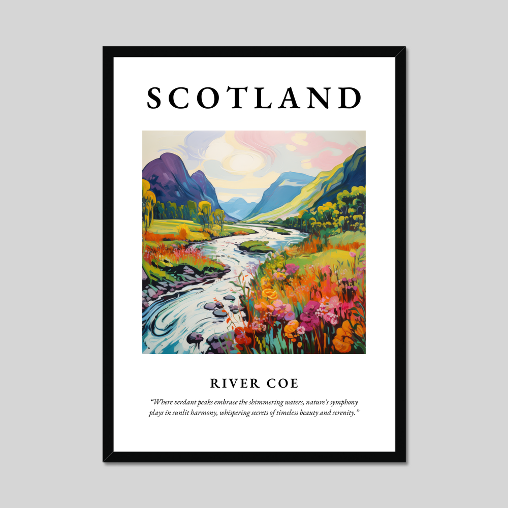 Poster of River Coe, Scotland.