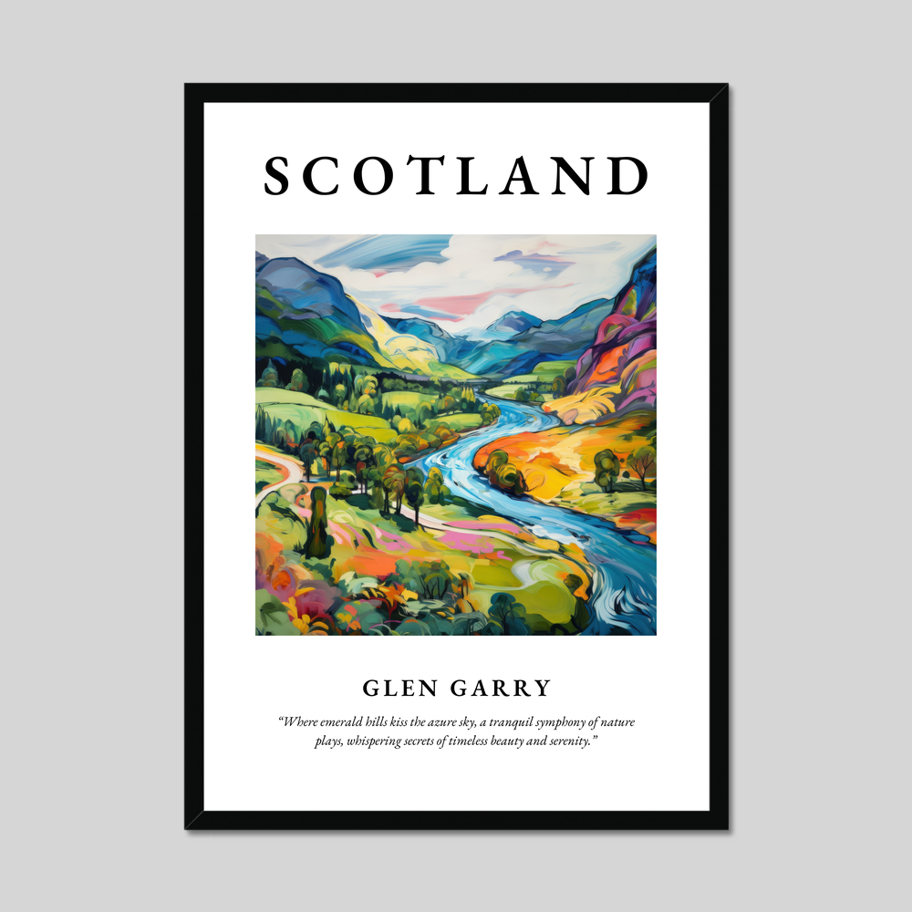 Poster of Glen Garry, Scotland.