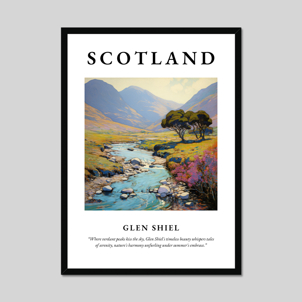 Poster of Glen Shiel, Scotland.