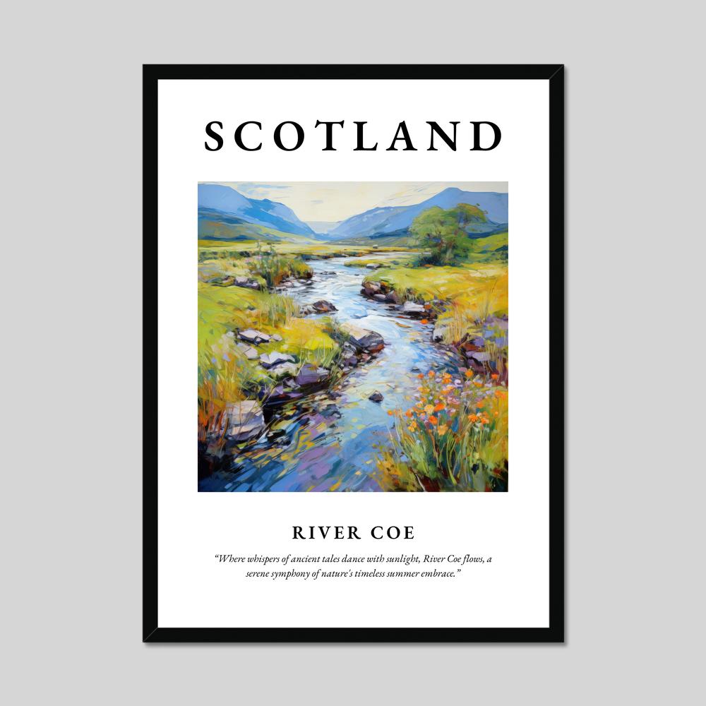 Poster of River Coe, Scotland.