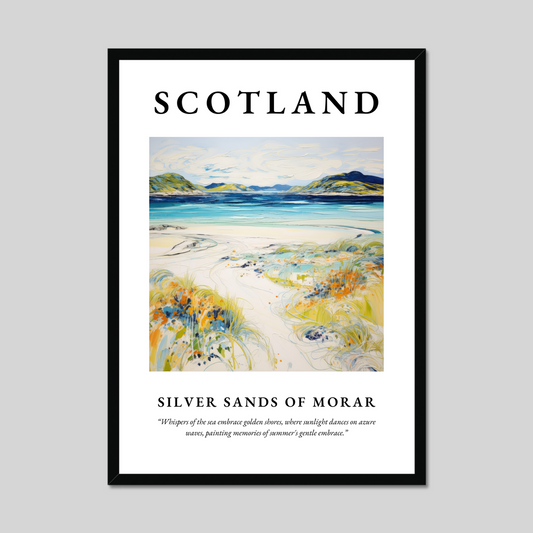 Poster of Silver Sands of Morar, Scotland.