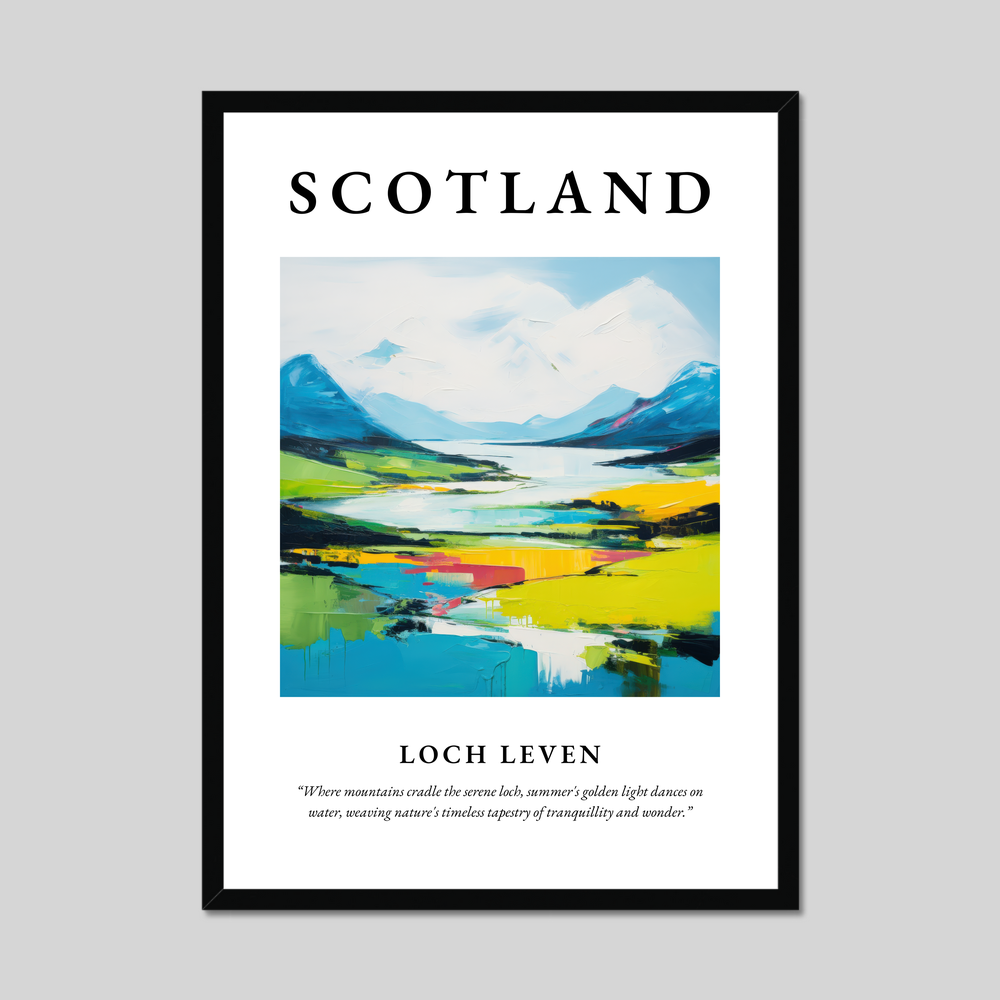 Poster of Loch Leven, Scotland.