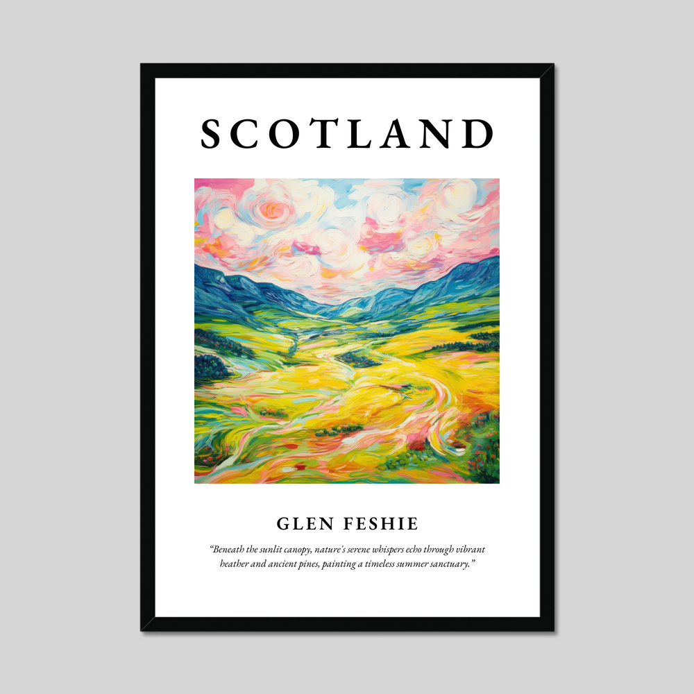 Poster of Glen Feshie, Scotland.