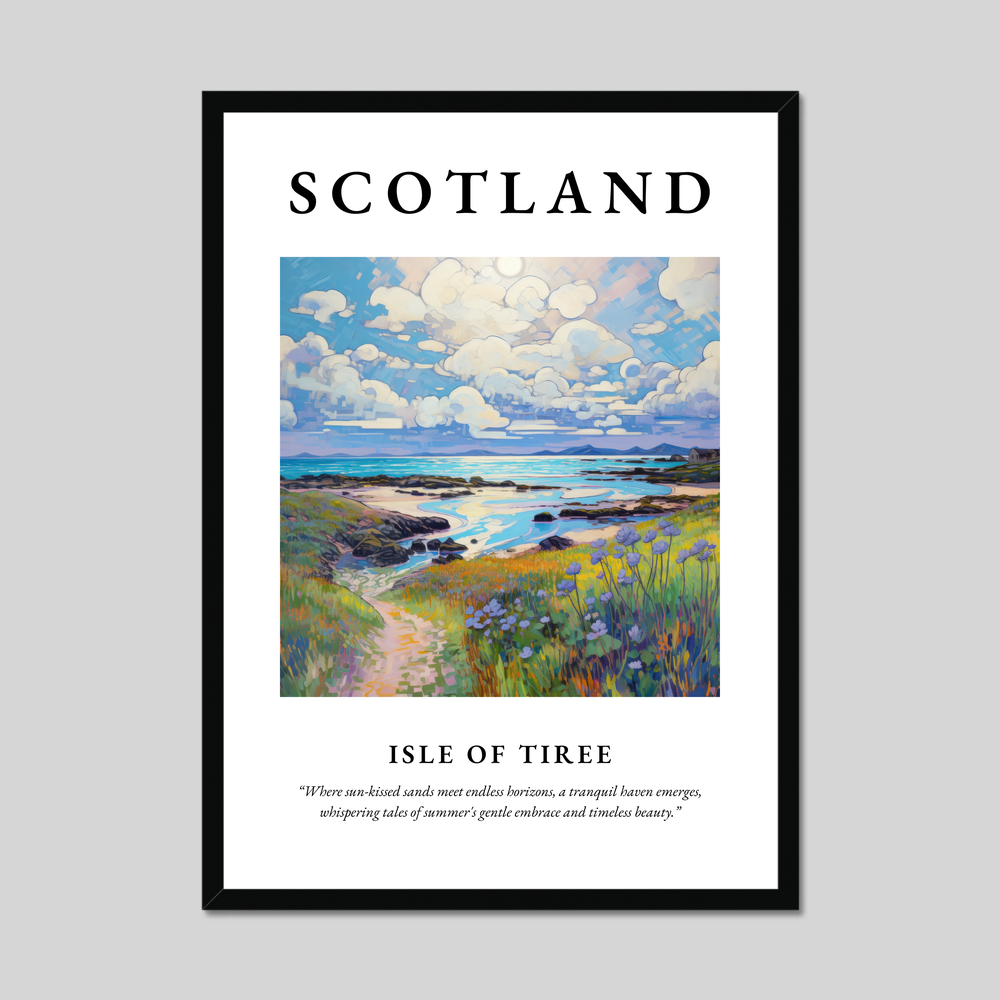 Poster of Isle of Tiree, Scotland.