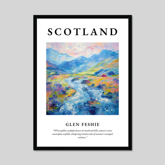 Poster of Glen Feshie, Scotland.