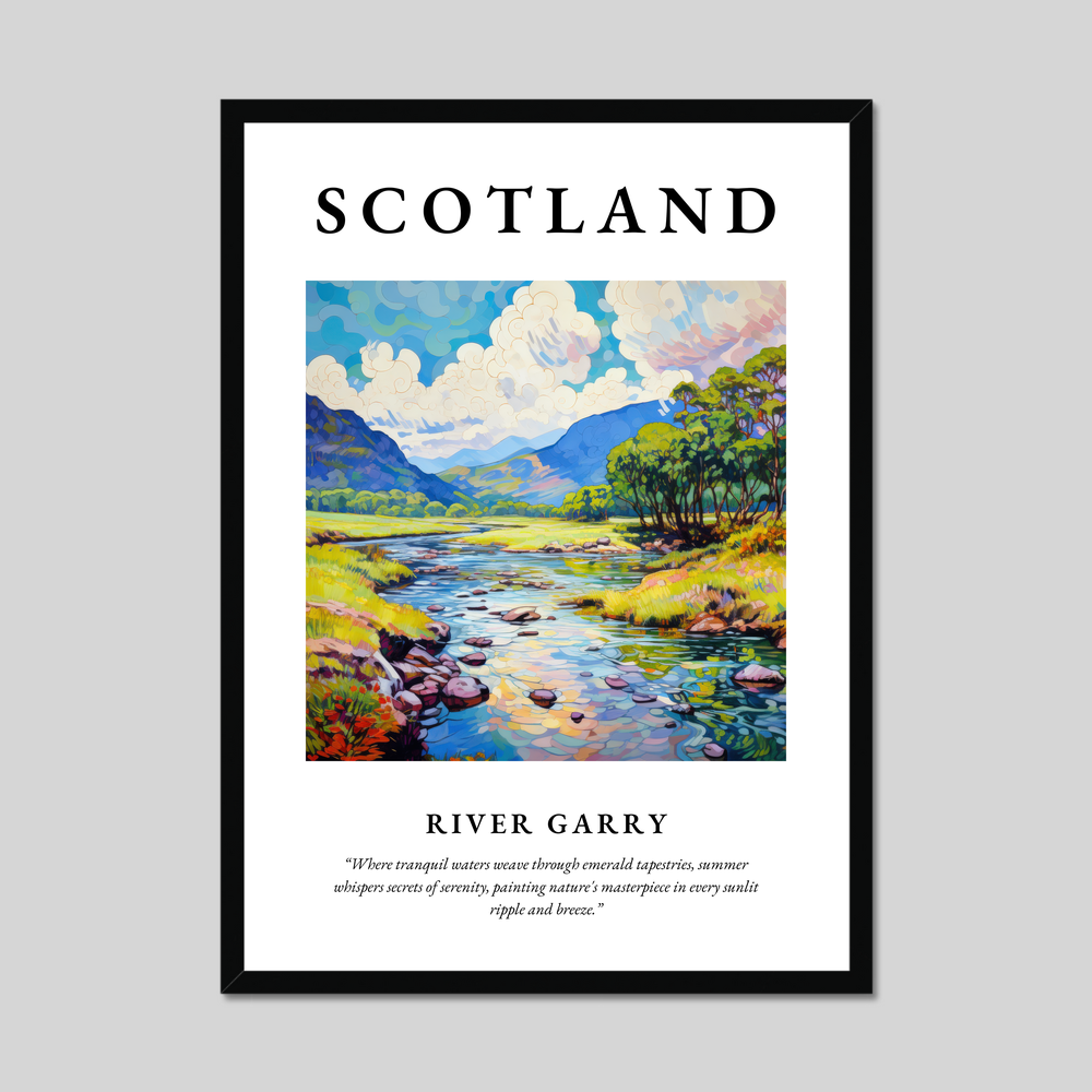 Poster of River Garry, Scotland.