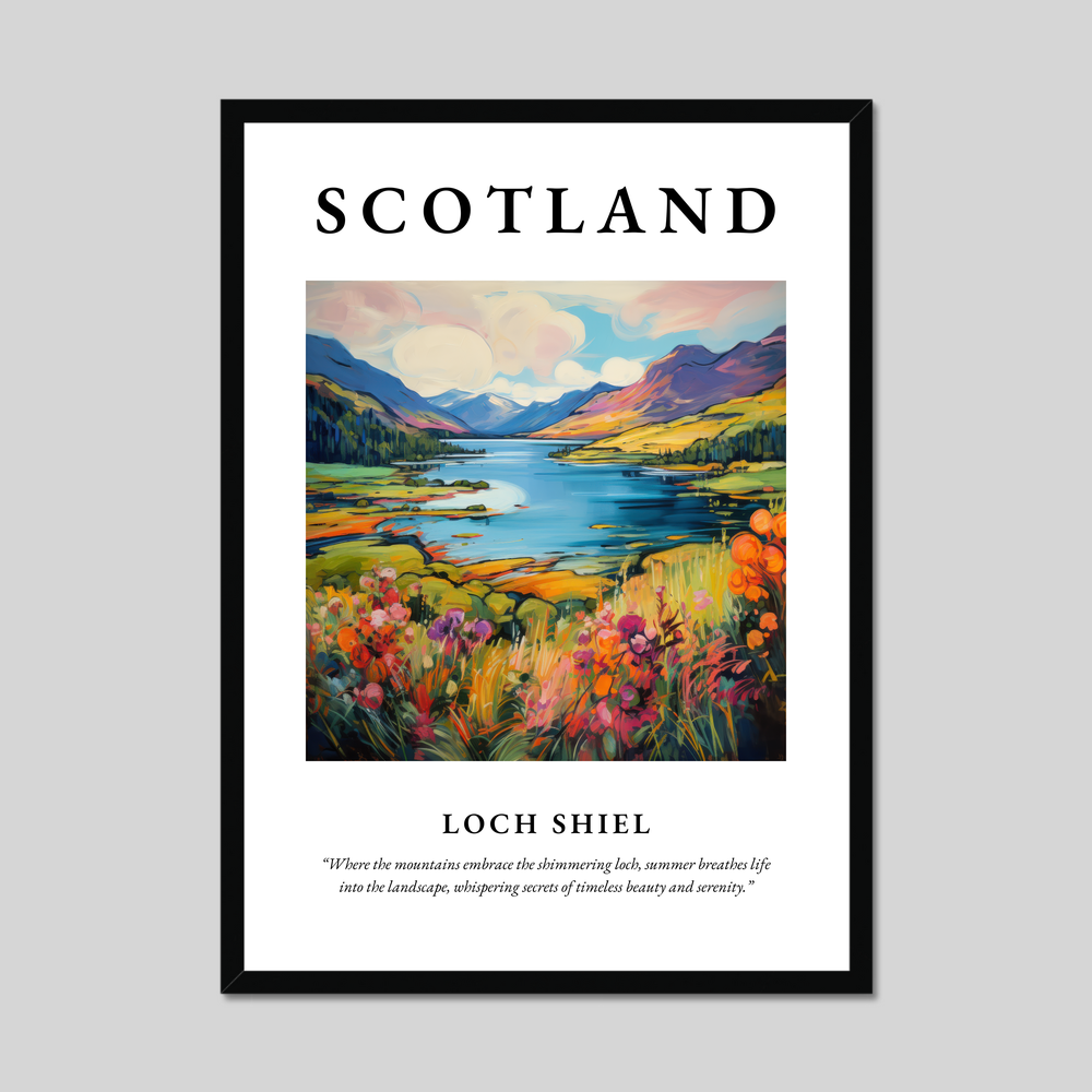 Poster of Loch Shiel, Scotland.