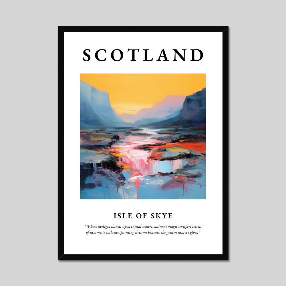 Poster of Isle of Skye, Scotland.