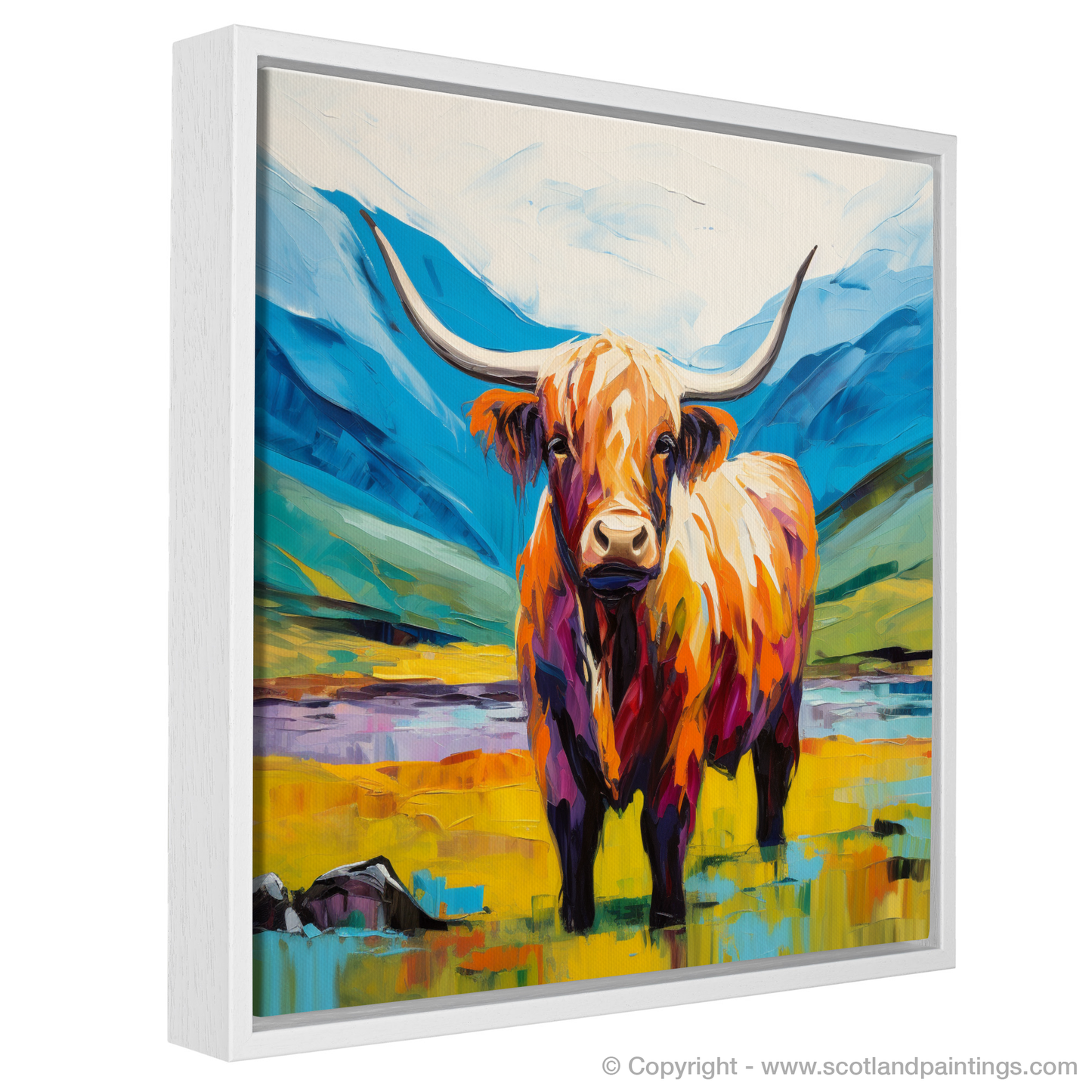 Highland Cow in Summer Splendour