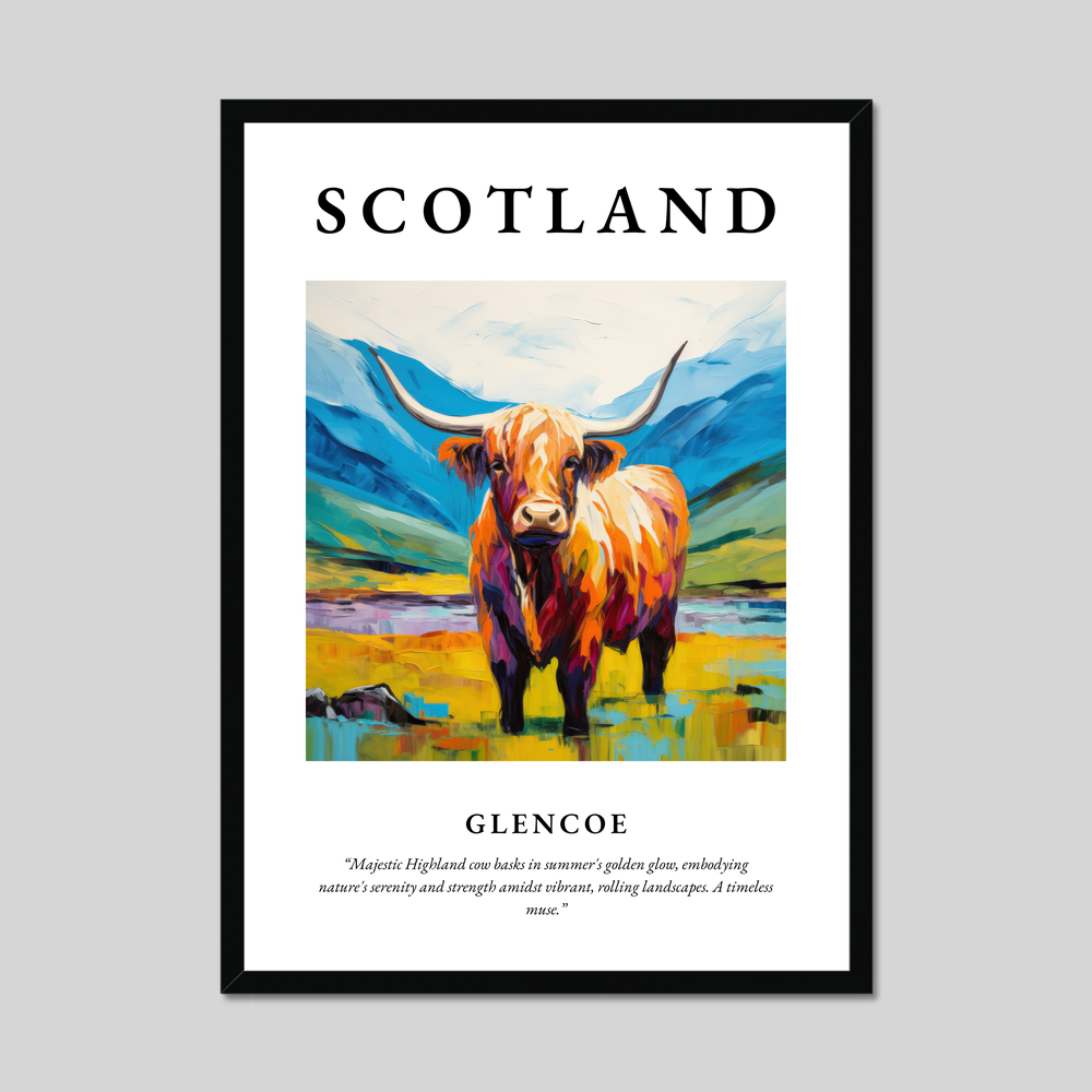 Poster of Glencoe, Scotland.