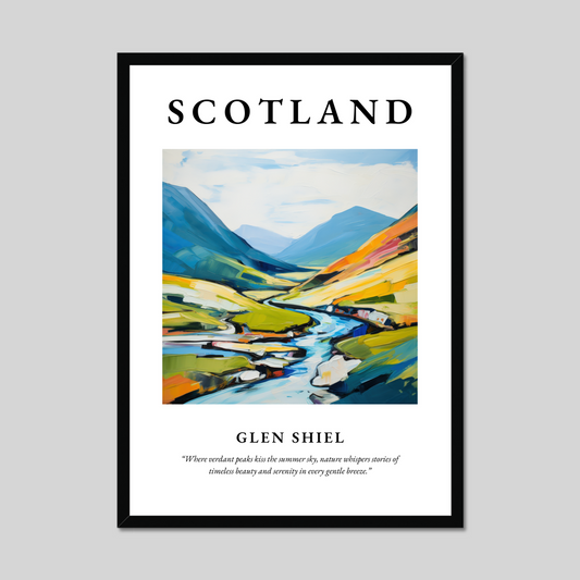 Poster of Glen Shiel, Scotland.