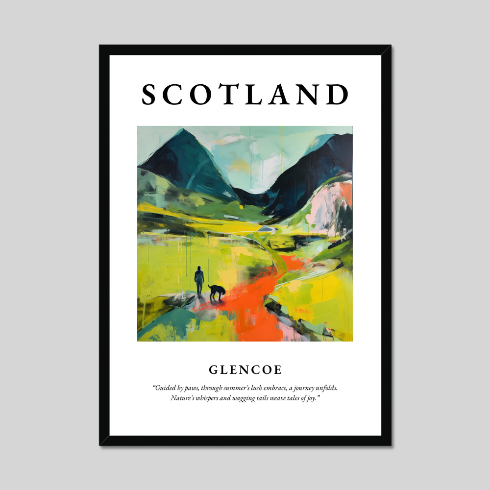 Poster of Glencoe, Scotland.