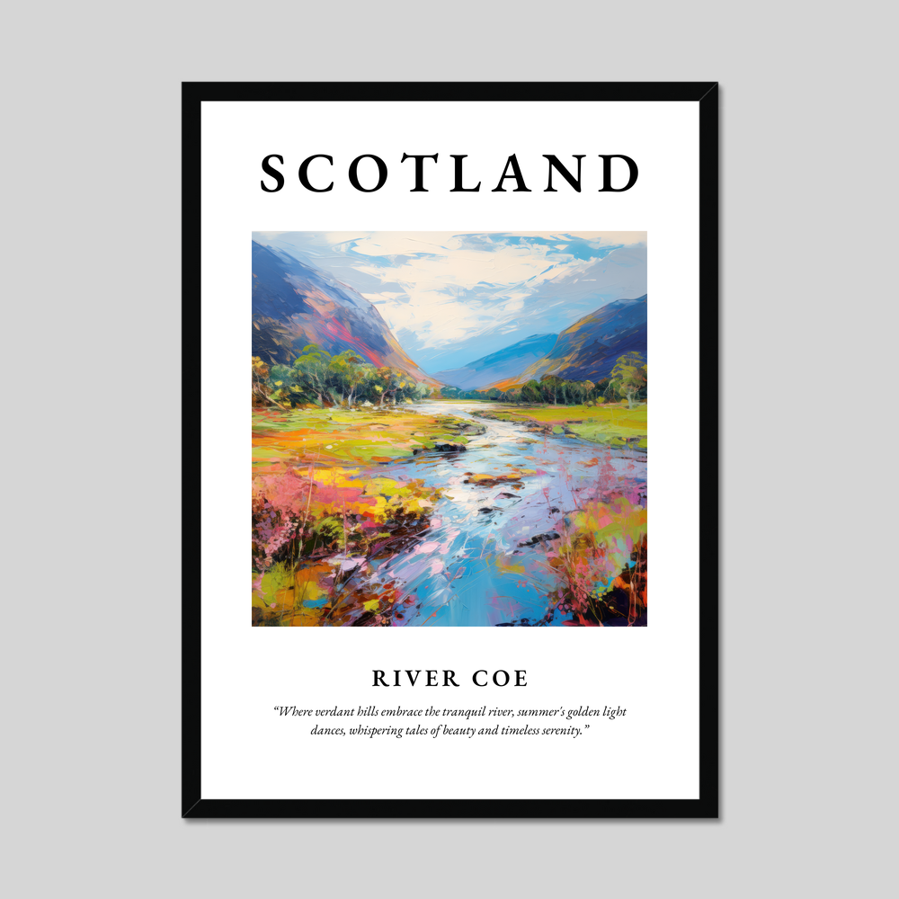 Poster of River Coe, Scotland.