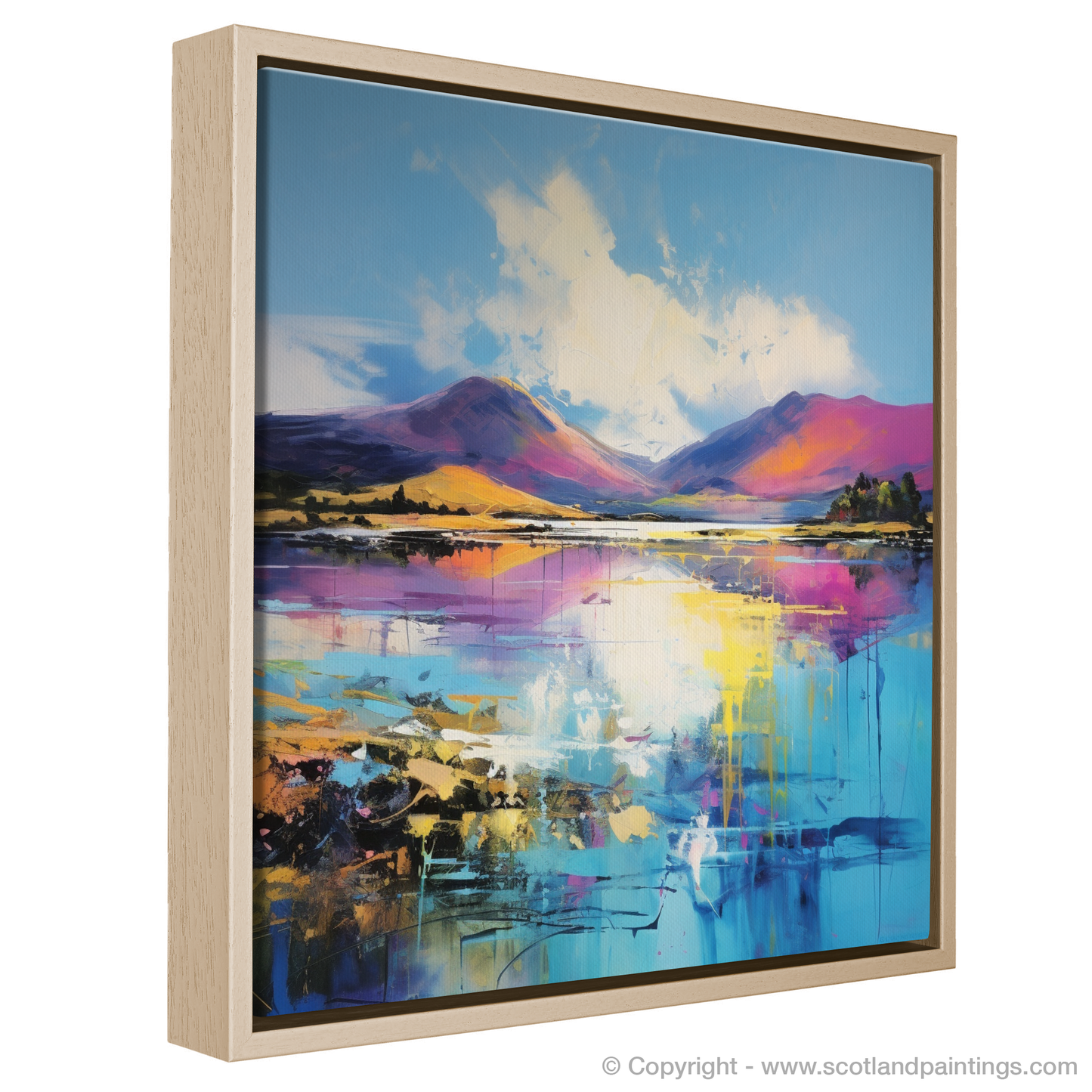 Summer's Embrace: An Abstract Journey through Loch Linnhe