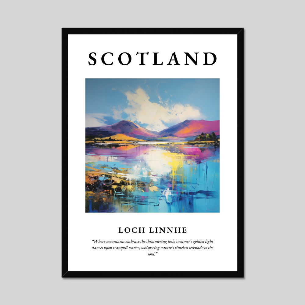 Poster of Loch Linnhe, Scotland.