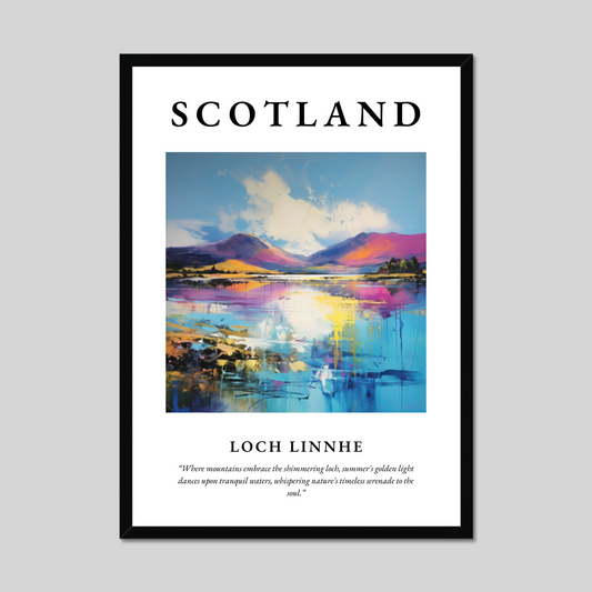 Poster of Loch Linnhe, Scotland.