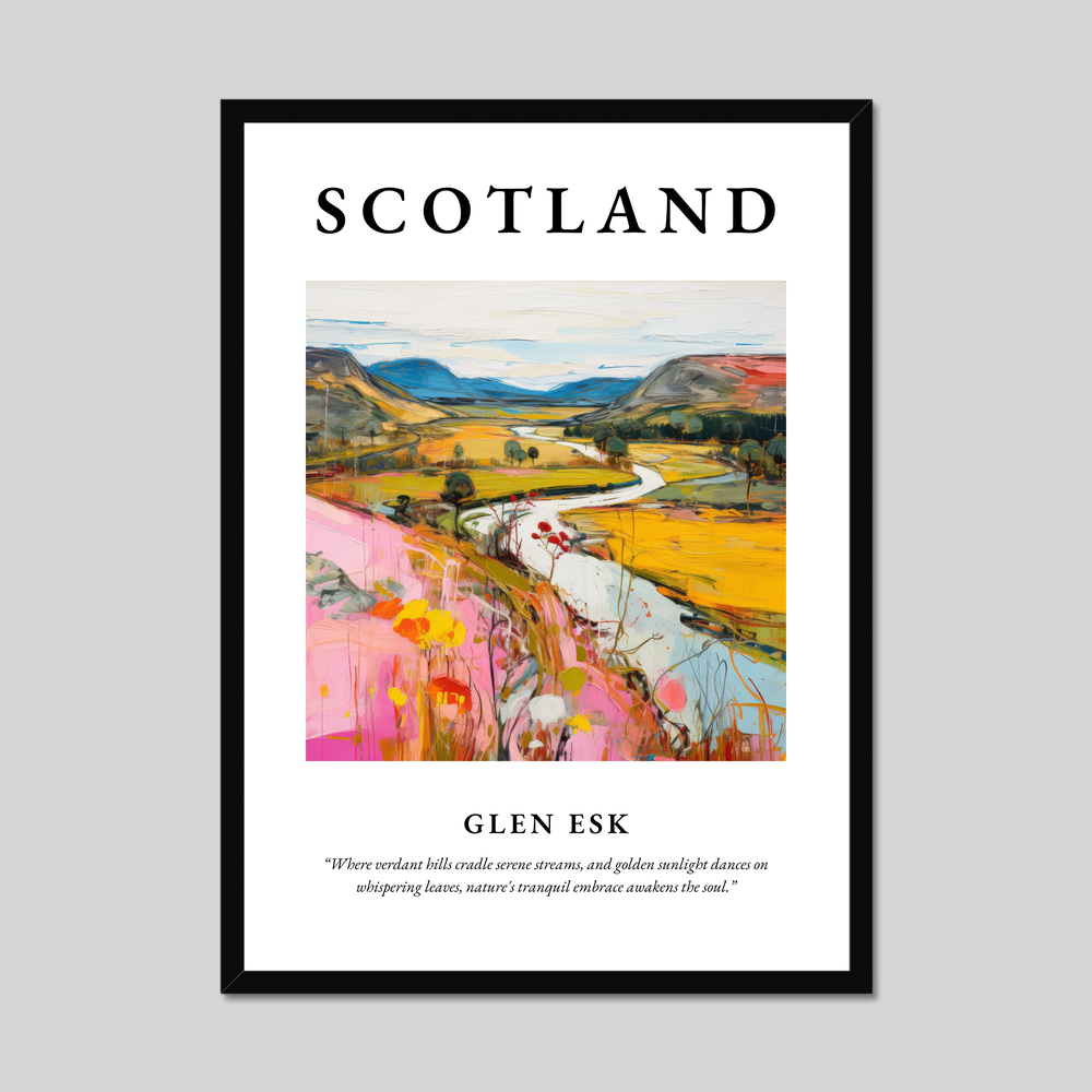 Poster of Glen Esk, Scotland.