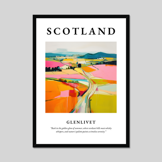 Poster of Glenlivet, Scotland.