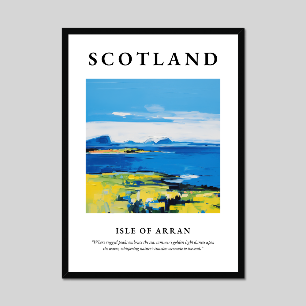 Poster of Isle of Arran, Scotland.