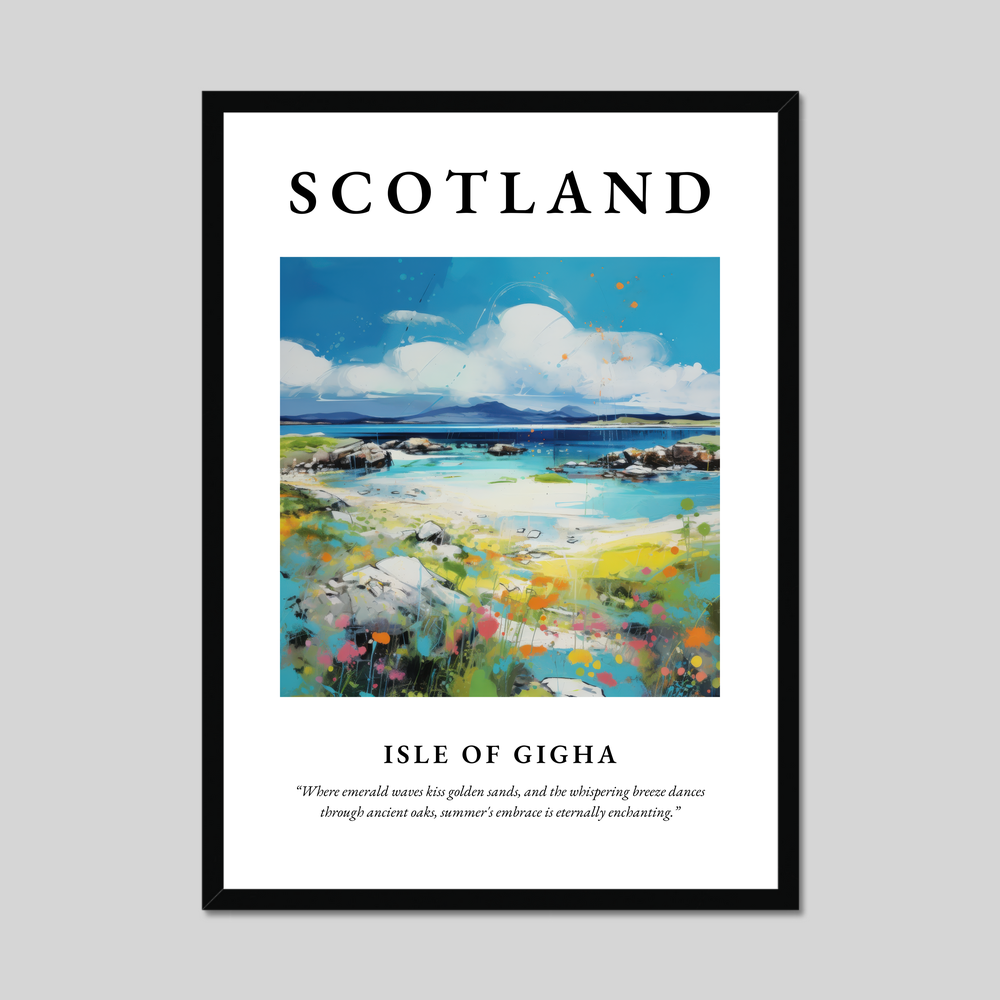 Poster of Isle of Gigha, Scotland.