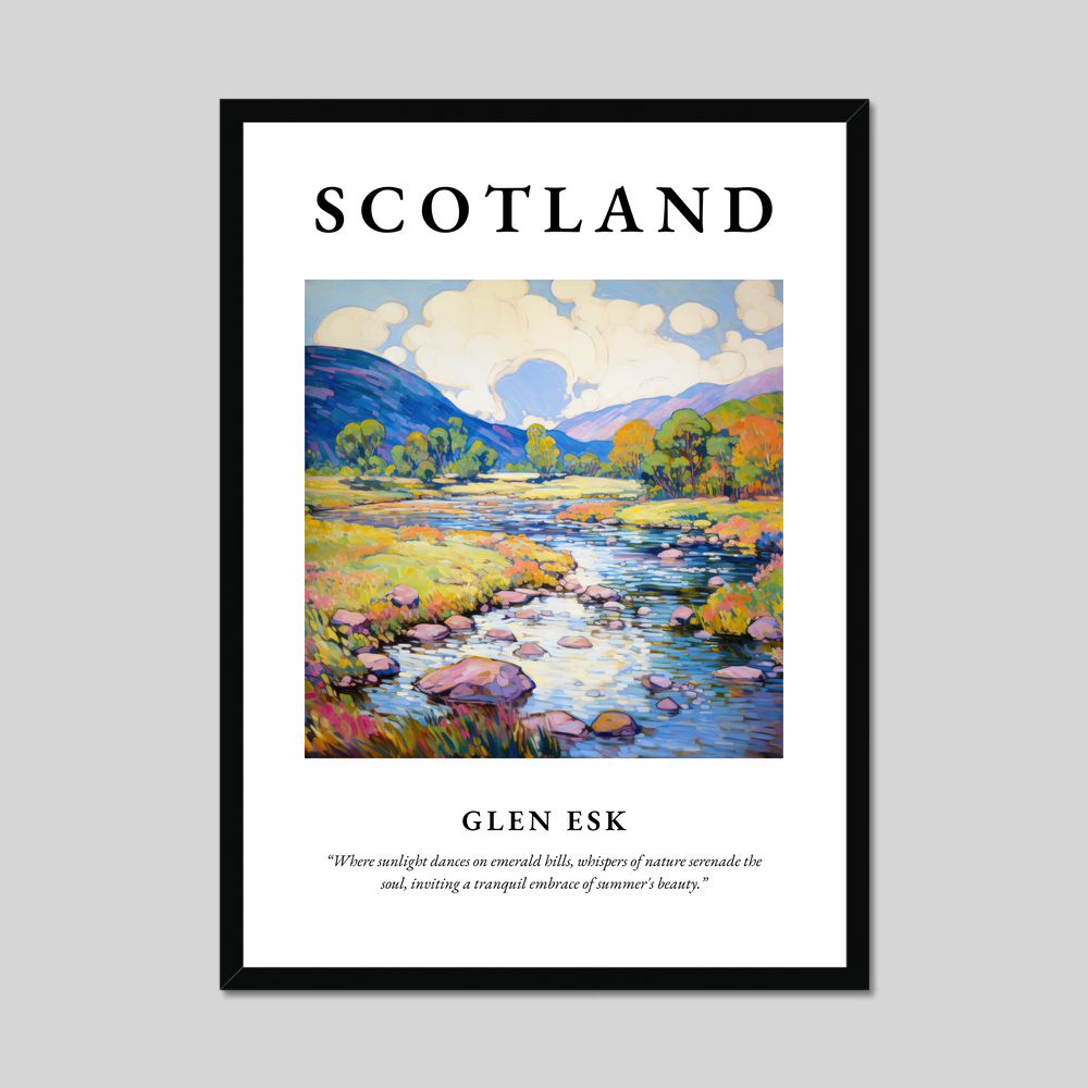 Poster of Glen Esk, Scotland.