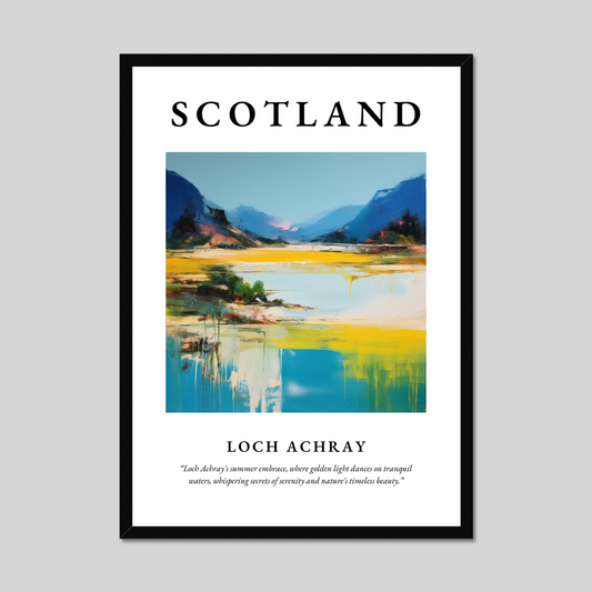 Poster of Loch Achray, Scotland.