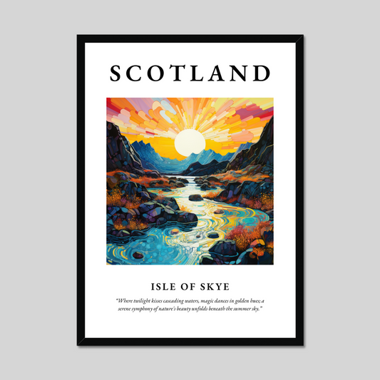 Poster of Isle of Skye, Scotland.