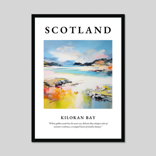 Poster of Kiloran Bay, Scotland.