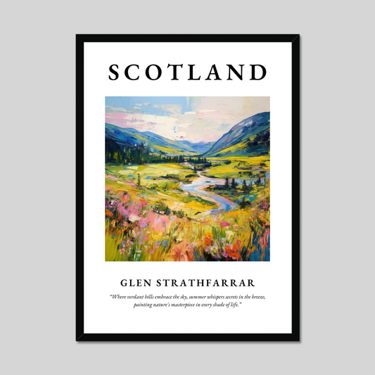 Poster of Glen Strathfarrar, Scotland.