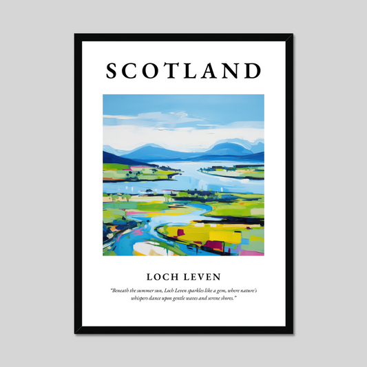 Poster of Loch Leven, Scotland.