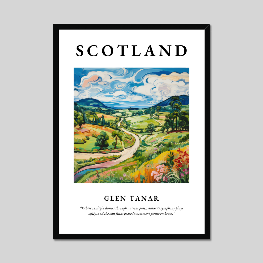 Poster of Glen Tanar, Scotland.