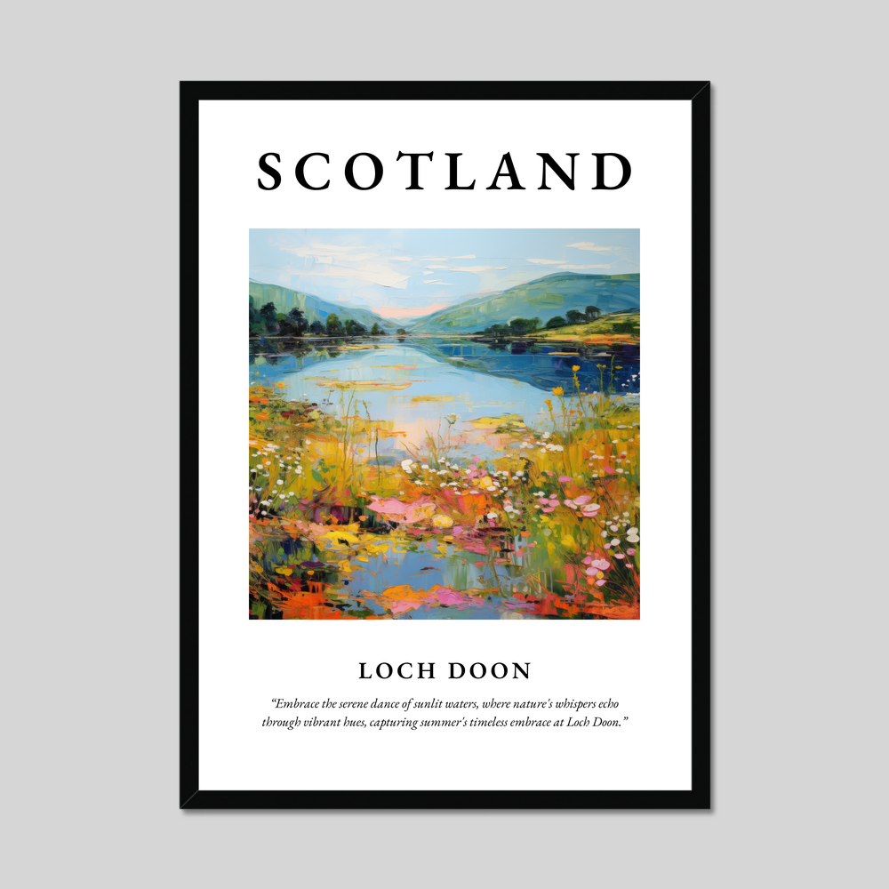 Poster of Loch Doon, Scotland.