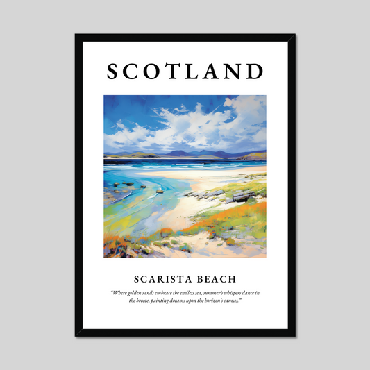 Poster of Scarista Beach, Scotland.