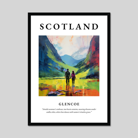 Poster of Glencoe, Scotland.