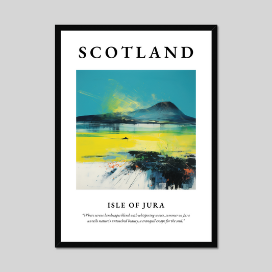 Poster of Isle of Jura, Scotland.