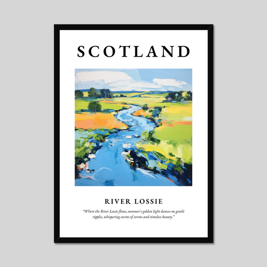 Poster of River Lossie, Scotland.