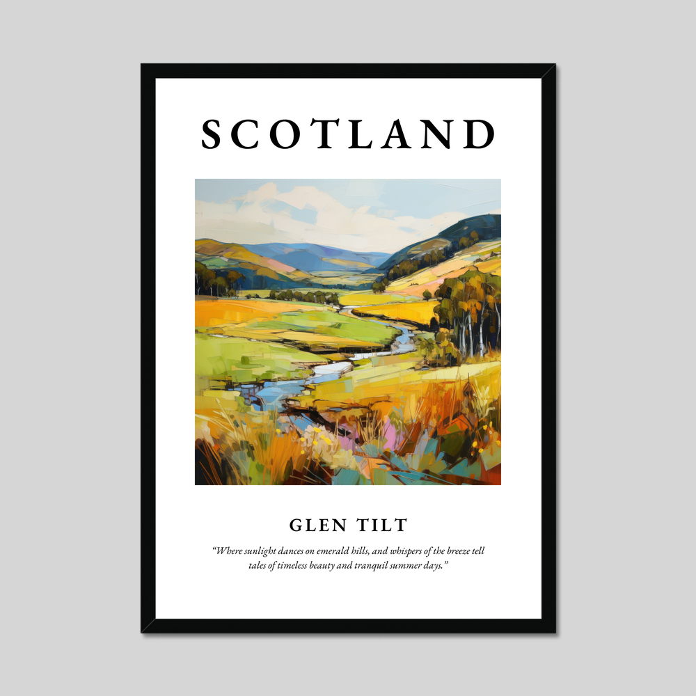 Poster of Glen Tilt, Scotland.