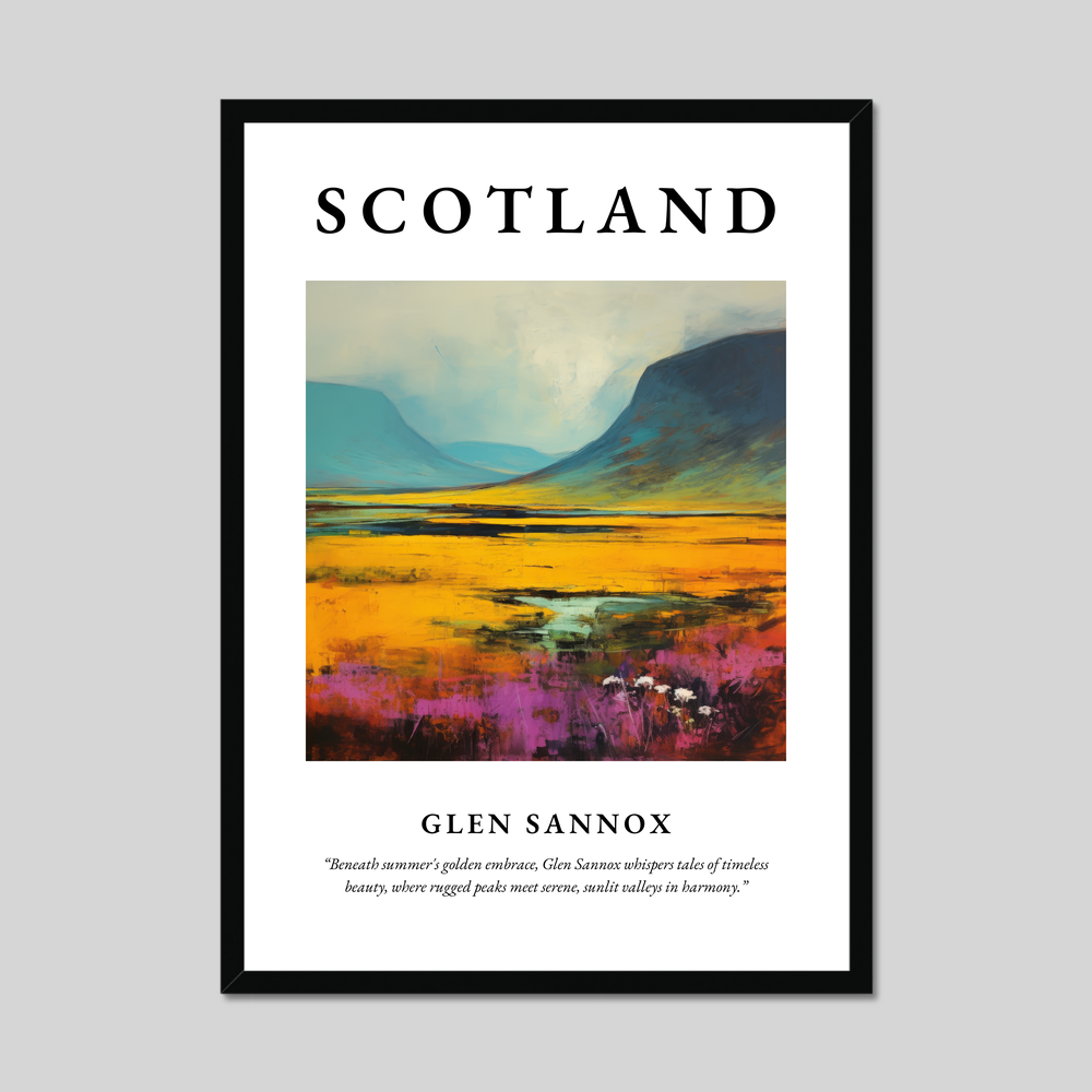 Poster of Glen Sannox, Scotland.