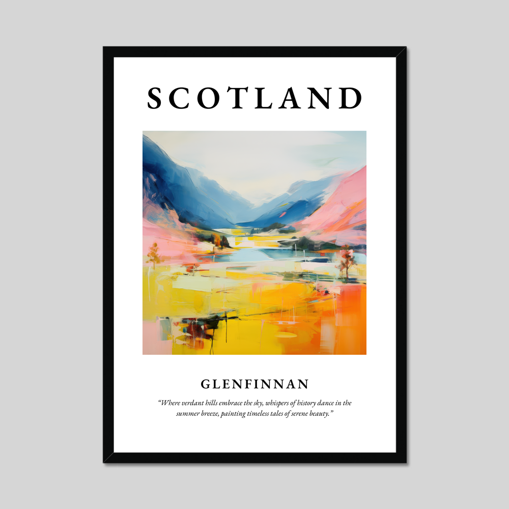 Poster of Glenfinnan, Scotland.