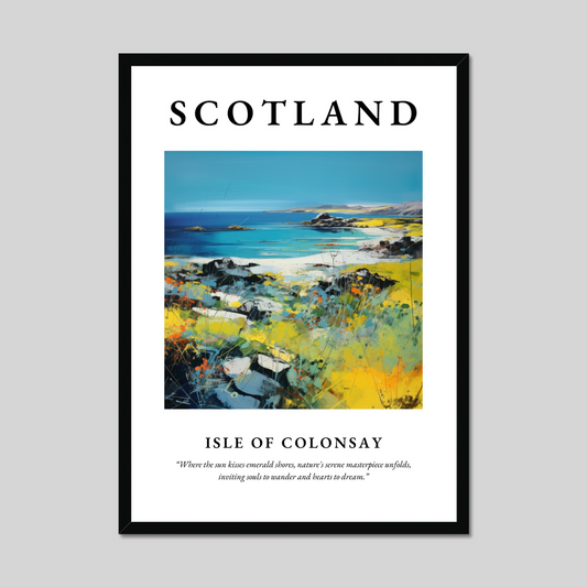 Poster of Isle of Colonsay, Scotland.