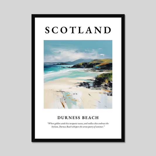 Poster of Durness Beach, Scotland.