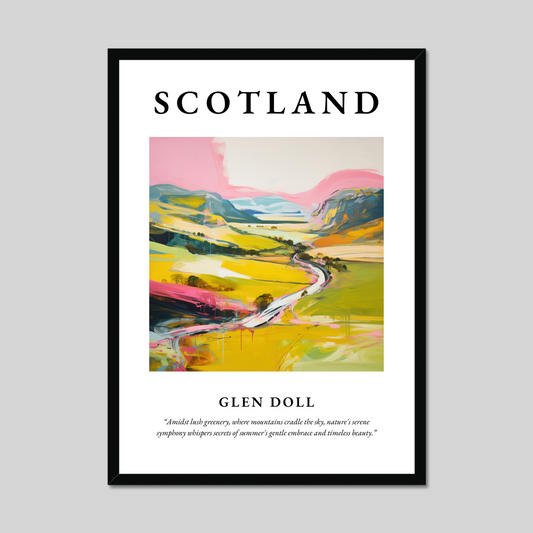 Poster of Glen Doll, Scotland.