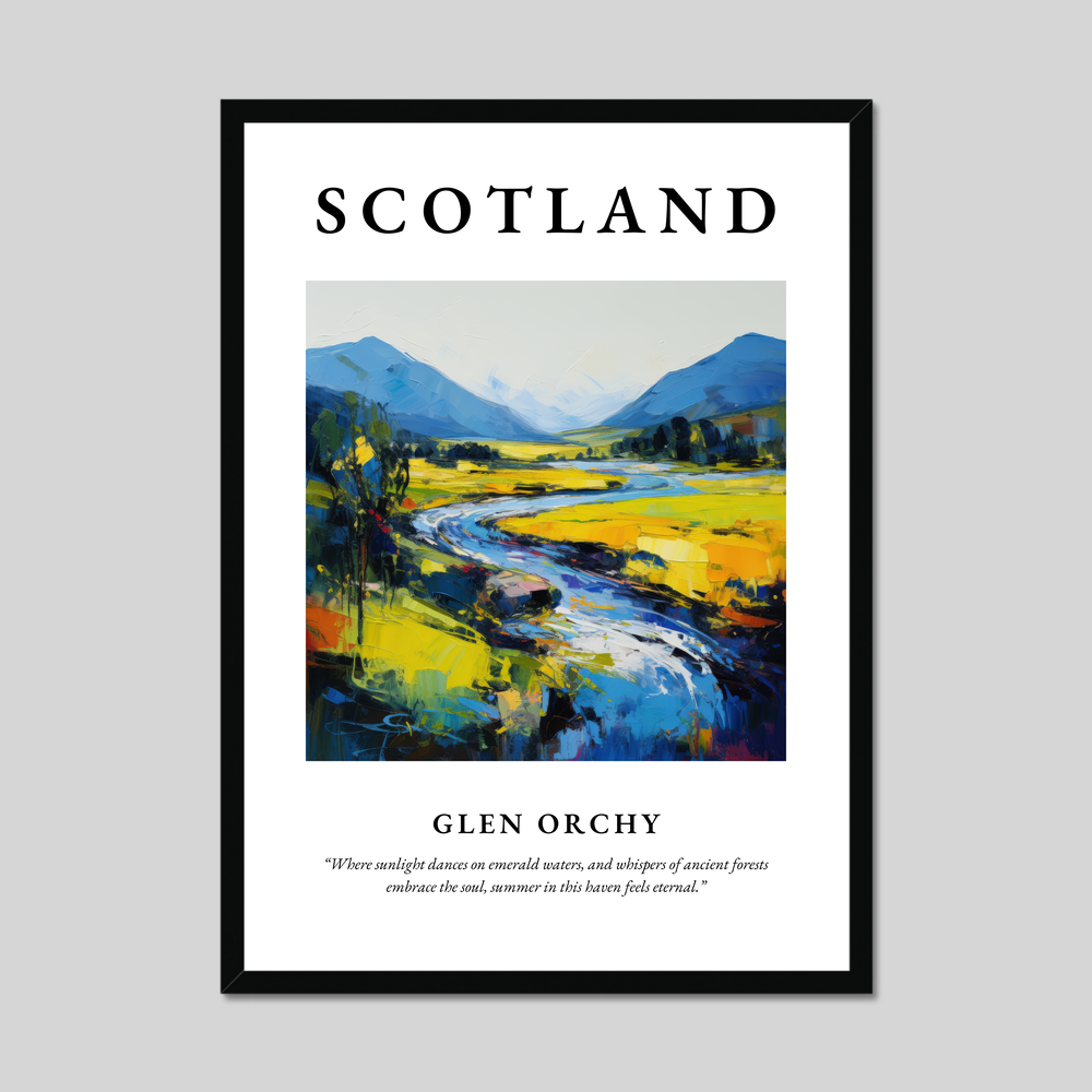 Poster of Glen Orchy, Scotland.